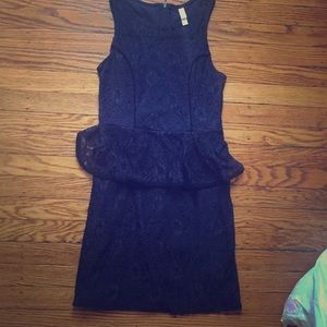 Navy Blue fitted dress